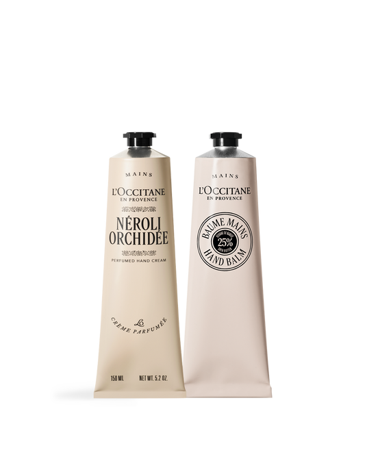 橙花蘭花嫩手組