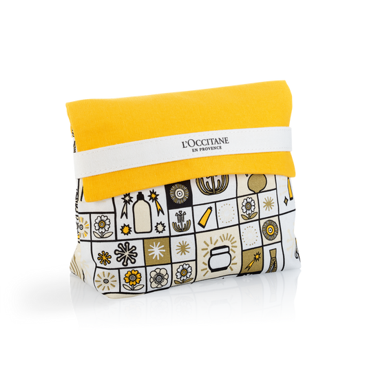 贈品|繽紛探索化妝包-黃