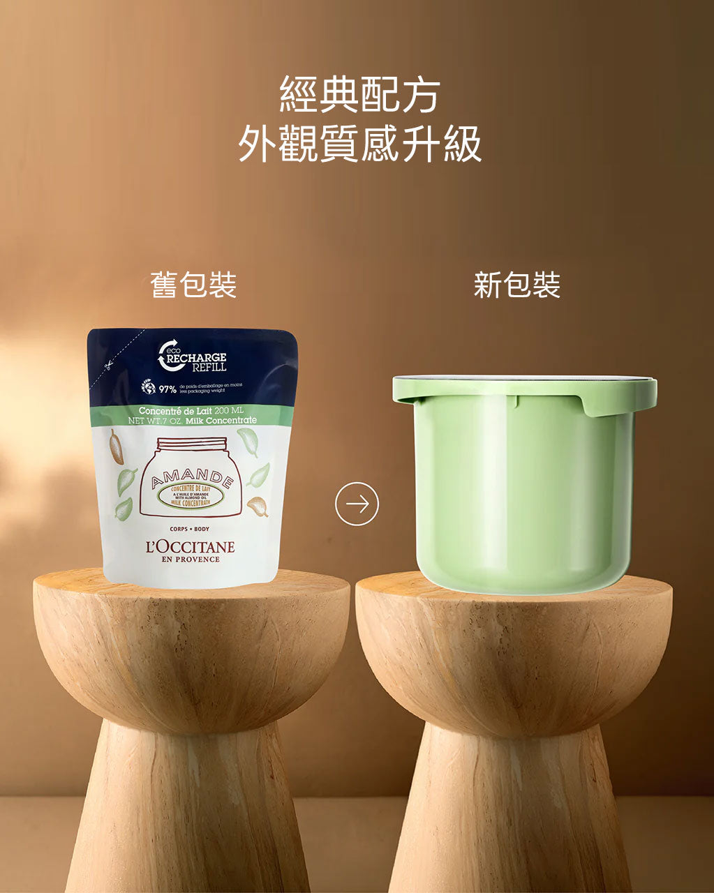 杏仁極緻緊膚凝霜補充瓶