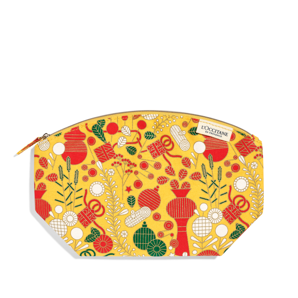 【贈品】豐收乳油木繽紛黃化妝包