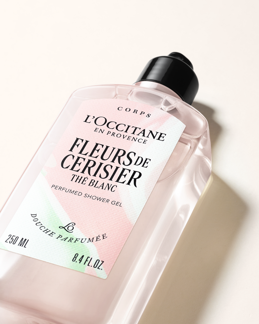 Fleurs de Cerisier Thé Blanc perfumed shower gel 