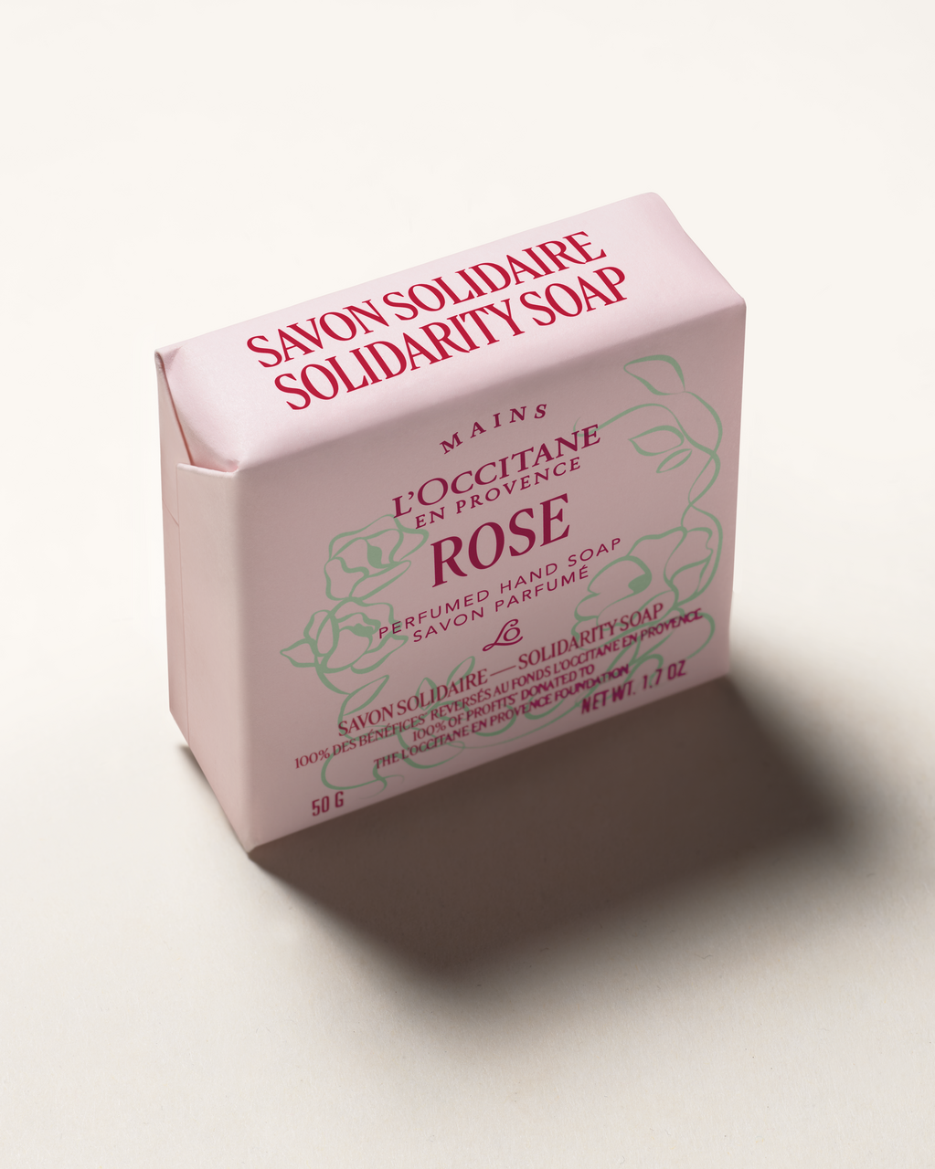Rose solidarity perfumed hand soap - Illustration 2