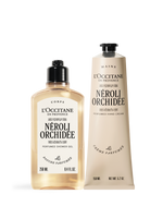 橙花蘭花沐浴美手組