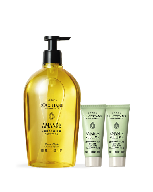 杏仁沐浴美體限定組