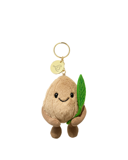 【贈品】療癒杏仁君包掛