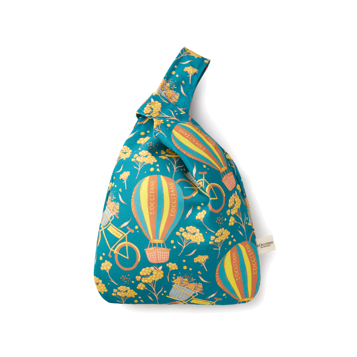 【贈品】L'OCCITANE x 印花樂 蠟菊漫遊保特紗長短把提袋