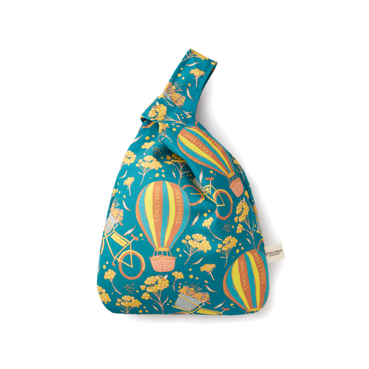 【贈品】L'OCCITANE x 印花樂 蠟菊漫遊保特紗長短把提袋